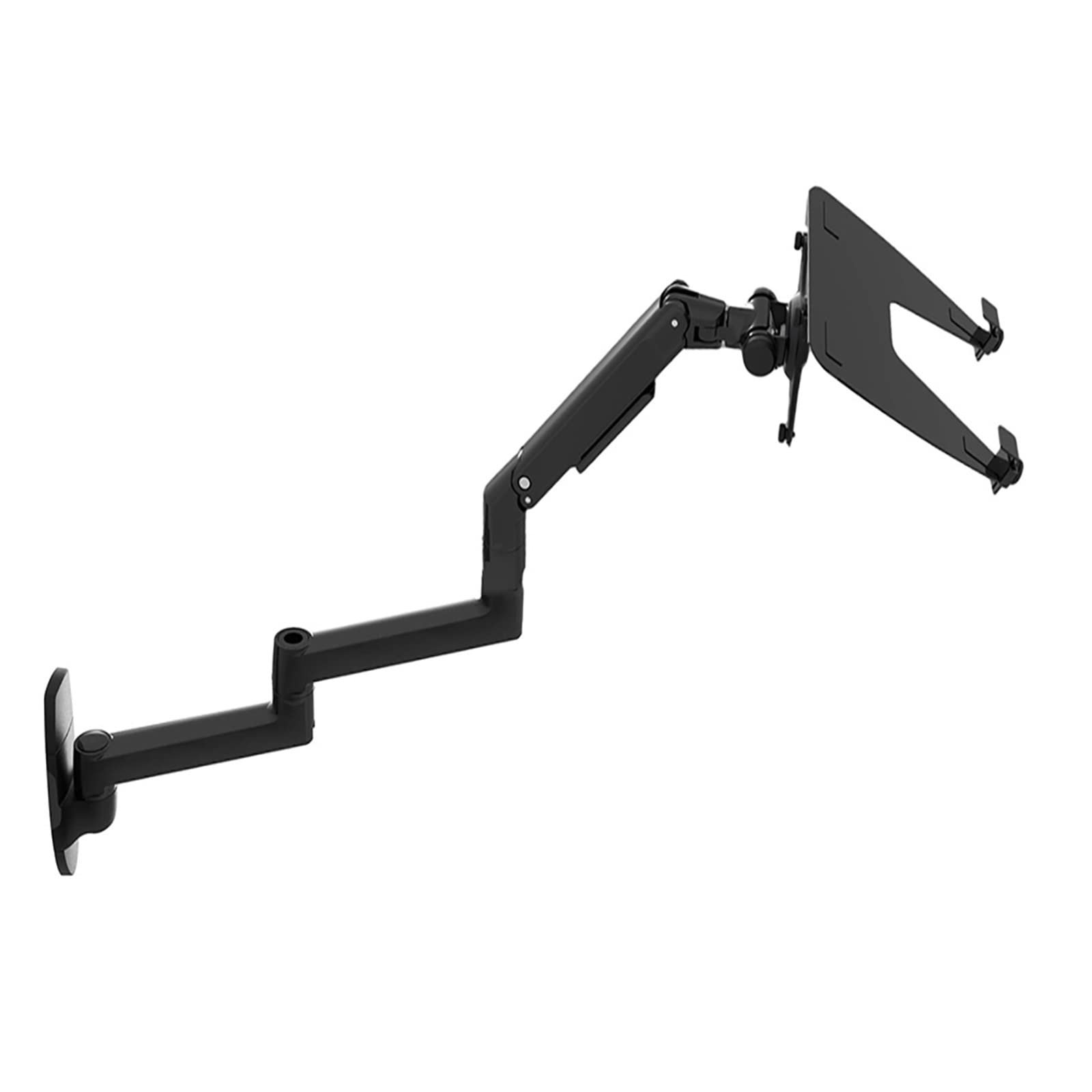 Настенный кронштейн для ноутбука SHXSYN V63WT / XSJ8013WT Ультра длинная механическая пружина полного движения 2 в 1 Держатель для ноутбука и монитора (Цвет: XSJ8013WTB), фото №3