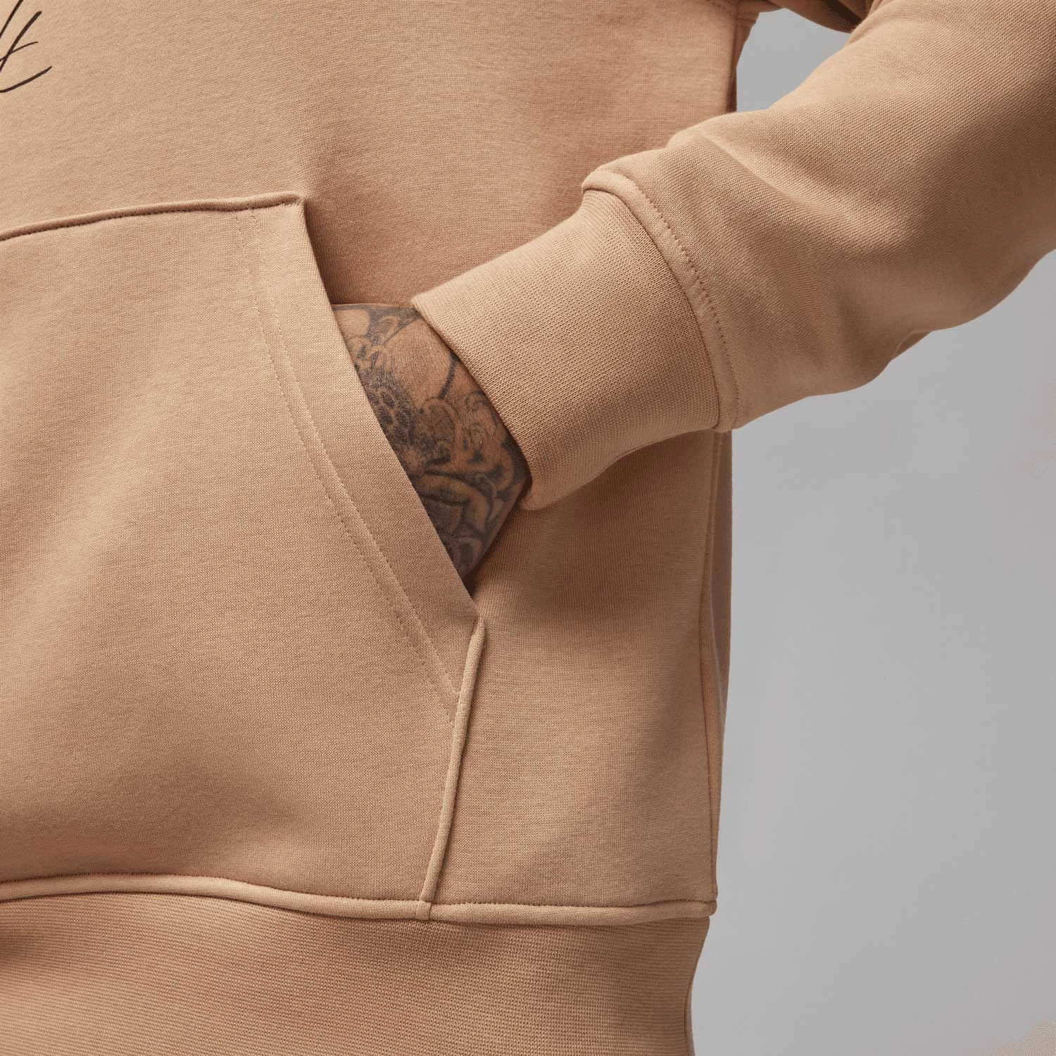 Худи Air Jordan Ess Flc Baseline Бежевый XL, фото №4