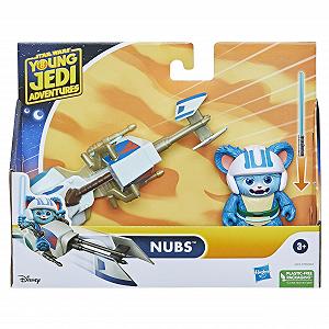 Фігурка Star Wars Nubs та Speeder Bike, масштаб: 10 см, фігурка та транспортний засіб synthetic.ua - Фото 1