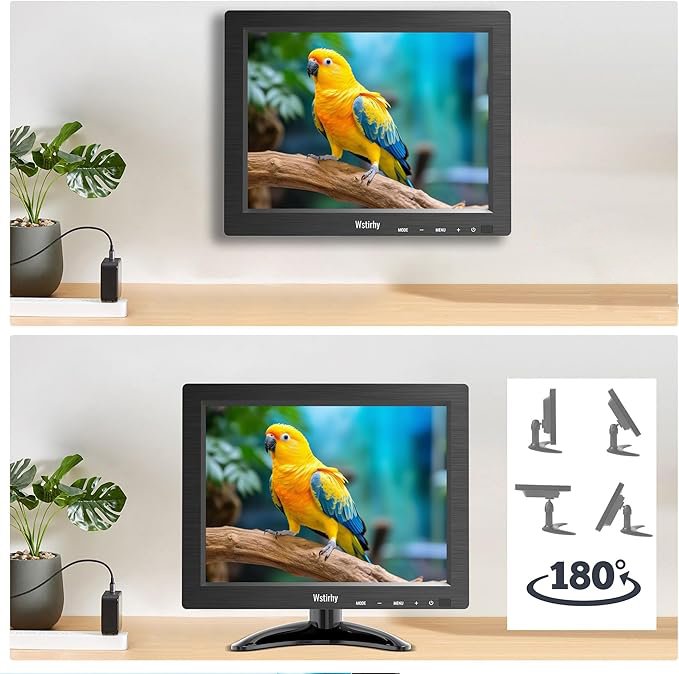 Монітор портативний 9.7" Wstirhy HD-097 HD IPS 60 Гц, фото №4