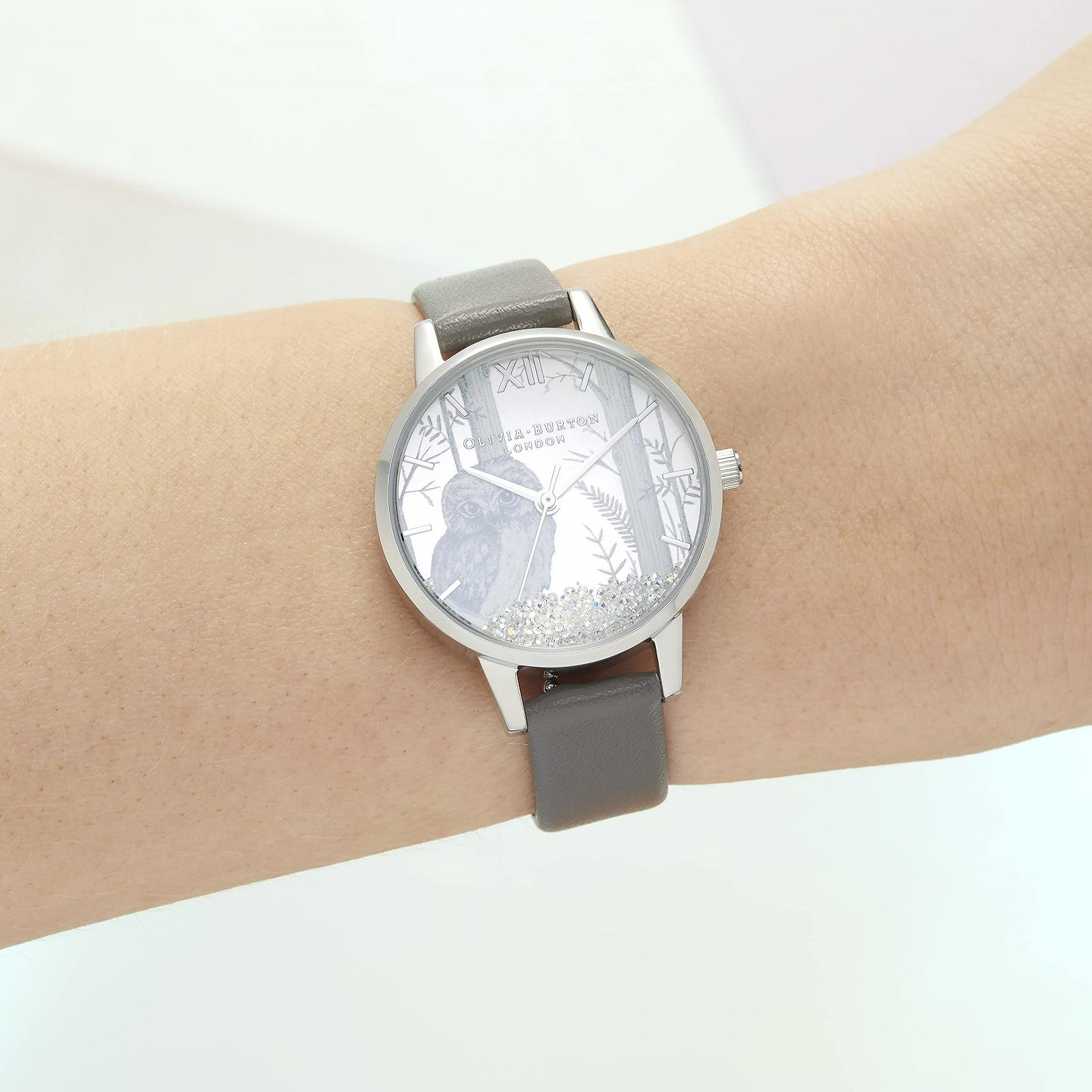 Жіночий Аналоговий Годинник Olivia Burton Snow Globe Collection OB16SG10 Сірий, фото №3
