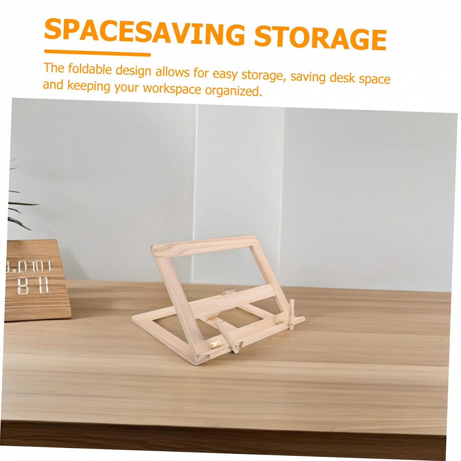 Регульована дерев'яна підставка для ноутбука з ефективним відведенням тепла, фото №9