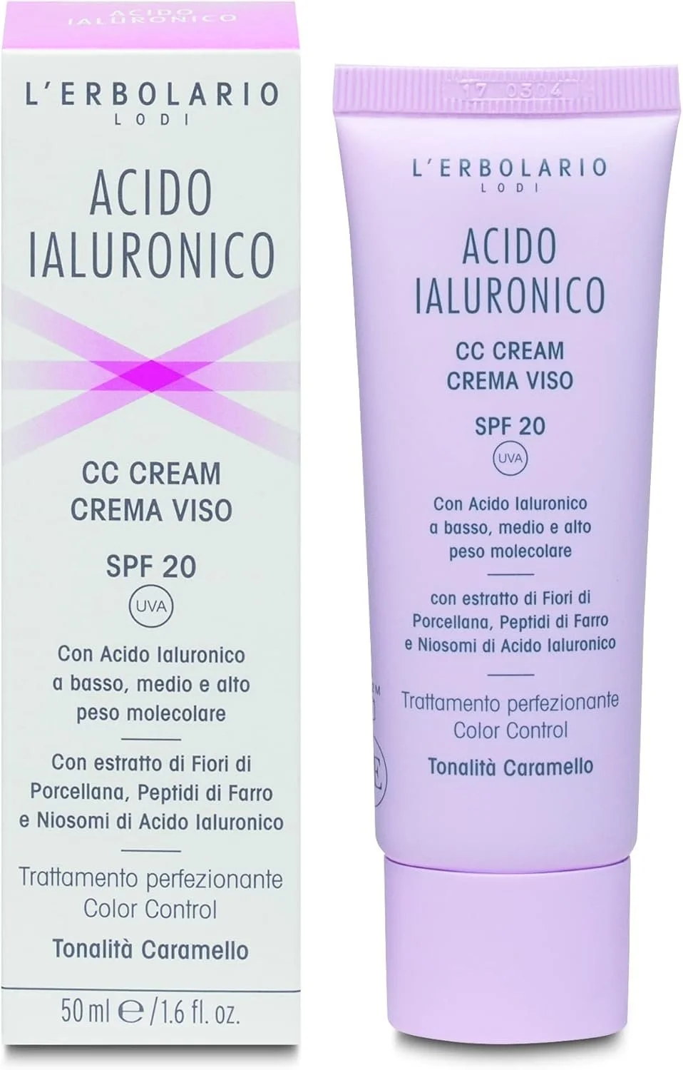 CC Крем L'ERBOLARIO Hyaluronic Acid Caramel SPF 20, фото №1