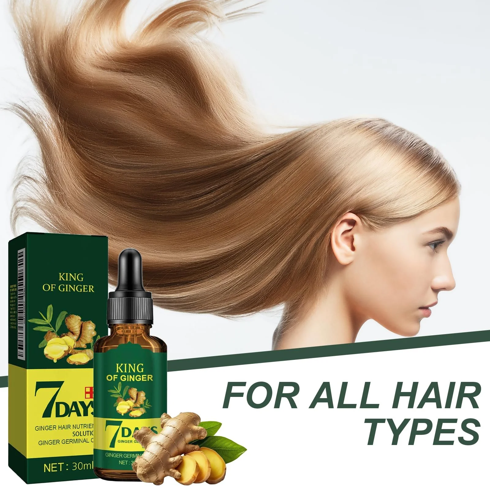 Олія для росту волосся Thoquene Імбирна, 2 шт, фото №6