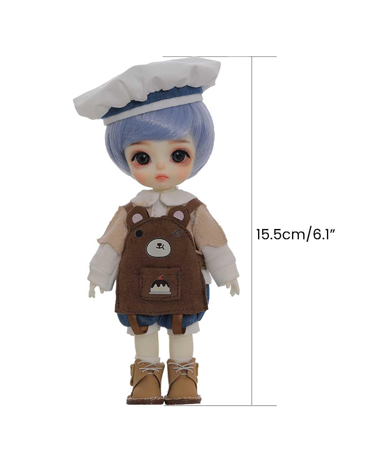 Кукла WENCY BJD 1/8 BJD SD Ball Jointed Doll с полным набором аксессуаров, одеждой, обувью, париком и макияжем для девочек, фото №3