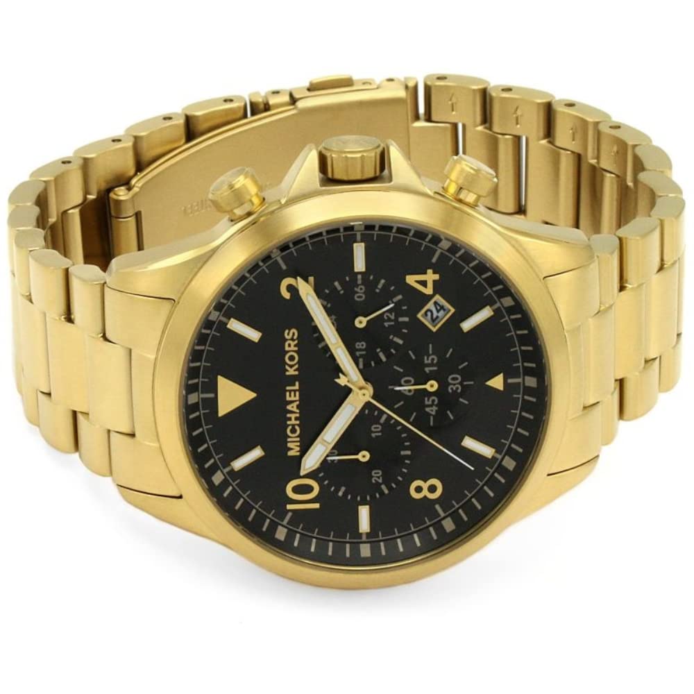 Мужские часы Michael Kors Gage Хронограф с ремешком из нержавеющей стали или кожи, фото №5