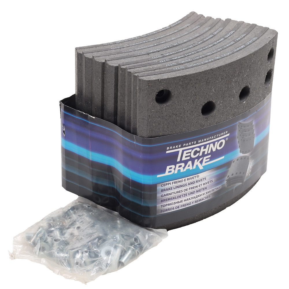 Накладки тормозные MAN MERCEDES с заклепками STD 19495 AC2126 1949517700015758, фото №2