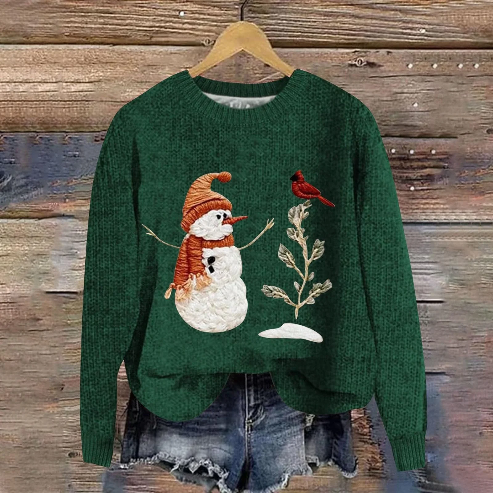 Рождественский свитер Gwnauz Женский рождественский свитер Снеговик Рождественский принт Большие Размеры Рождественская одежда с длинными рукавами и круглым вырезом Зимний Повседневный Рождественский Костюм, фото №2 Рождественский свитер Gwnauz Женский рождественский свитер Снеговик Рождественский принт Большие Размеры Рождественская одежда с длинными рукавами и круглым вырезом Зимний Повседневный Рождественский Костюм, фото №2