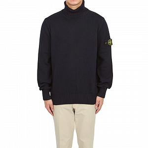 Джемпер stone island sweater navy M - Фото 1