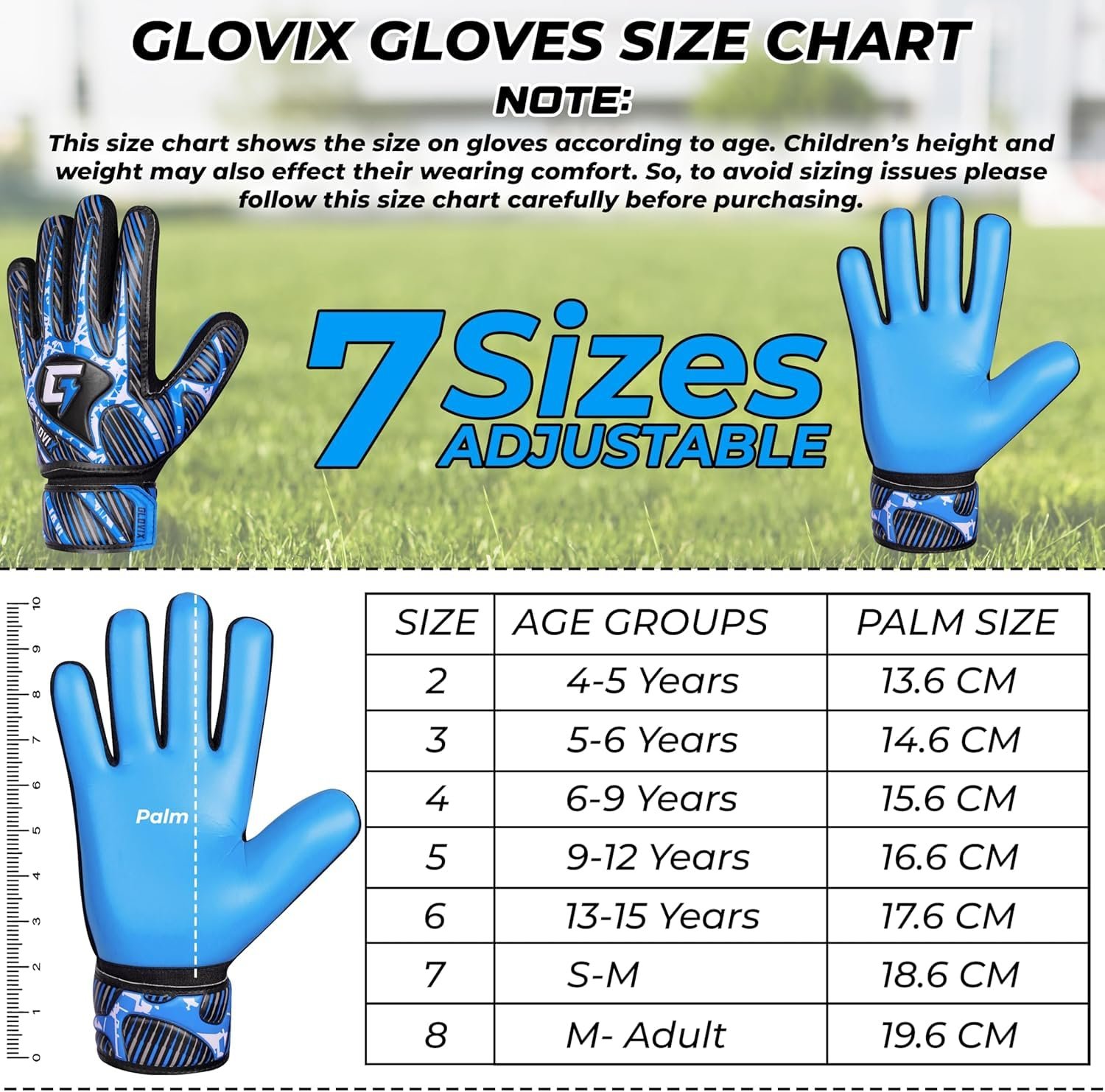 Рукавиці воротарські дитячі Для підлітків та юніорів Strong Grip Breathable Mesh, фото №5