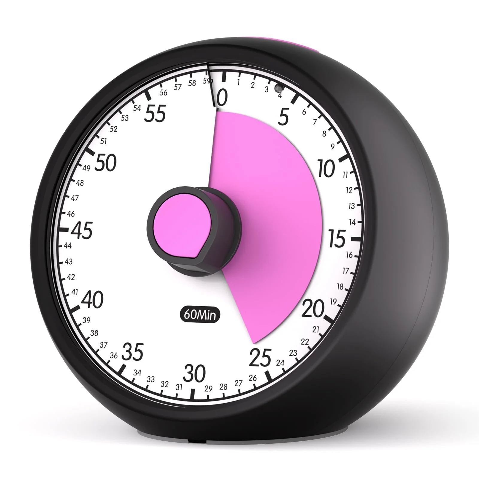 Визуальный таймер Time Timer 60 минут Черно-розовый, фото №1 Визуальный таймер Time Timer 60 минут Черно-розовый, фото №1