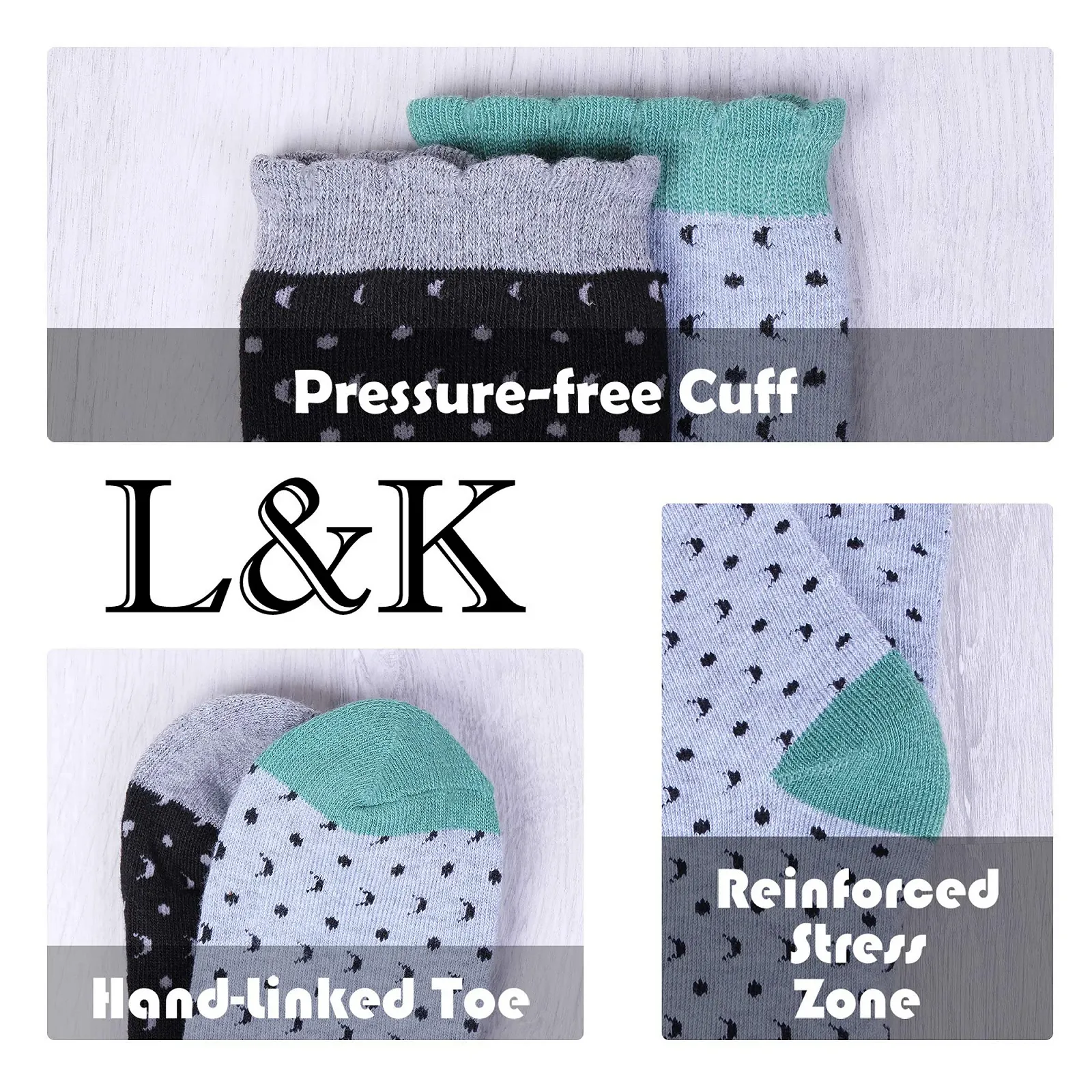 Шкарпетки L&K 92274 VA, 6 пар, фото №2 Шкарпетки L&K 92274 VA, 6 пар, фото №2