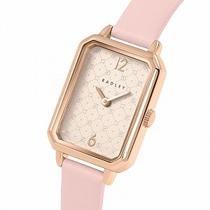 Годинник Radley Praire, рожеве золото, 20 мм, рожевий шкіряний ремінець synthetic.ua - Фото 1