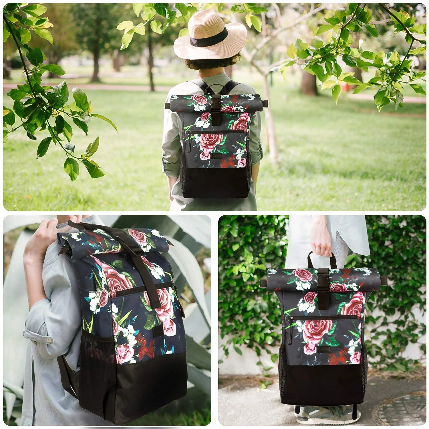 Рюкзак Rolltop Unisex Daypack 12 - 17 дюймів / 30.5 - 43 см Waterproof Anti-Theft, фото №7 Рюкзак Rolltop Unisex Daypack 12 - 17 дюймів / 30.5 - 43 см Waterproof Anti-Theft, фото №7