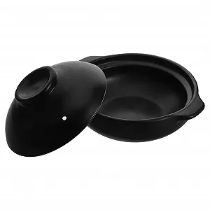 Горшок глиняный LABRIMP с крышкой термостойкий - Фото 1