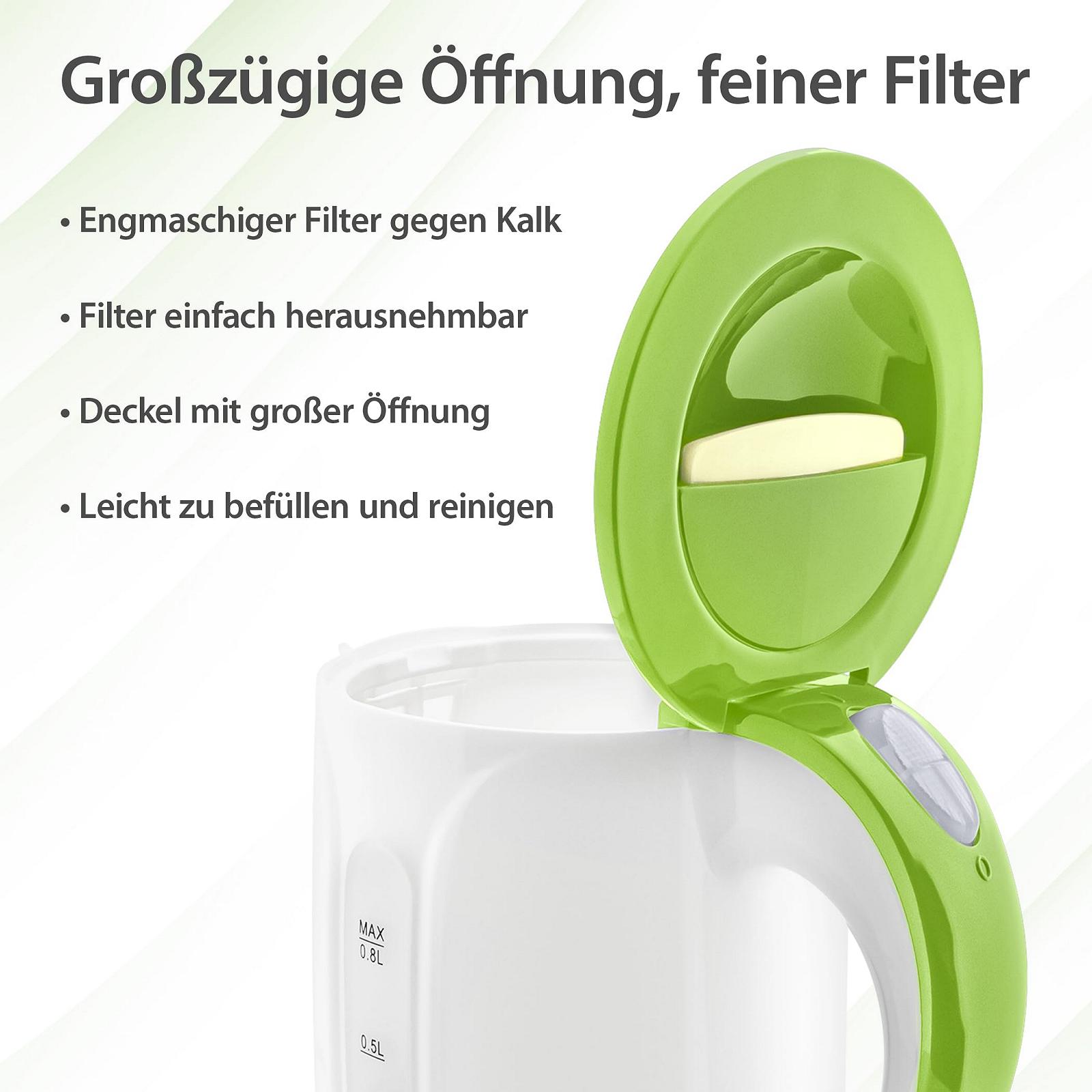 Чайник T24 Mini Kettle 1 л Light Green White, фото №4