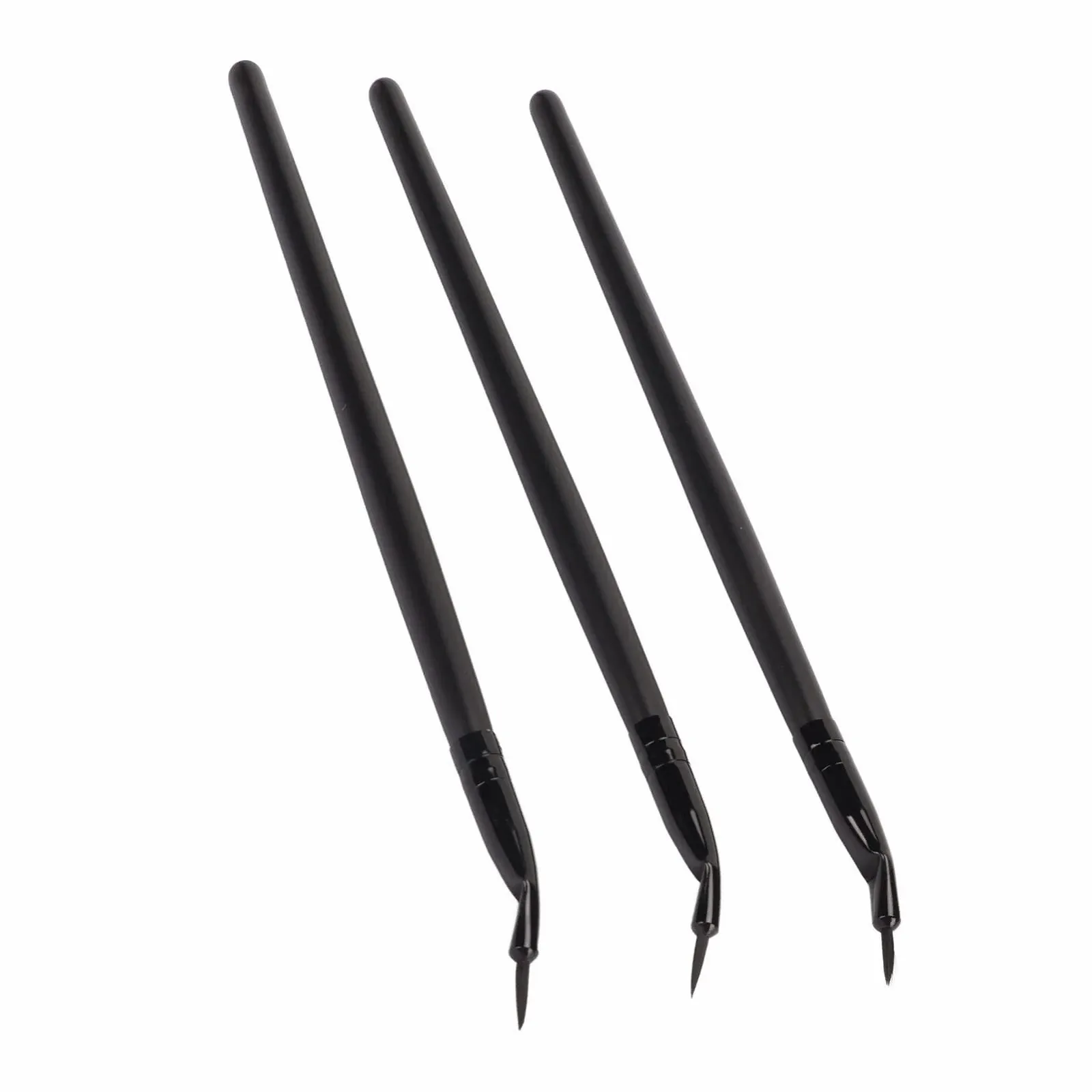 Кисти для гелевой подводки глаз 3 шт., фото №6