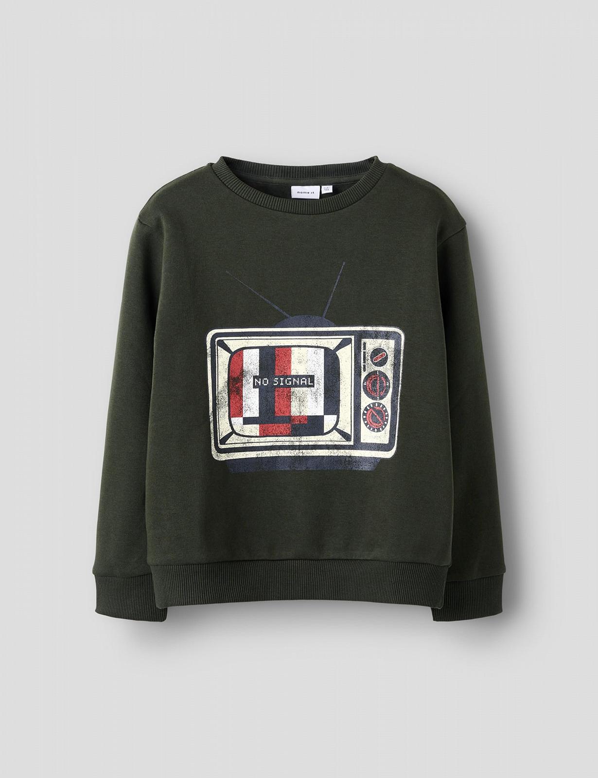 Толстовка Name IT Nkmsebasti LS Nreg SWE Bru, фото №3