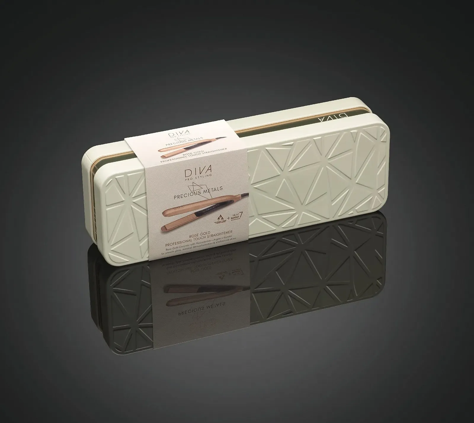 Выпрямитель для волос Diva Pro Styling Precious Metals Touch Золотой, фото №9