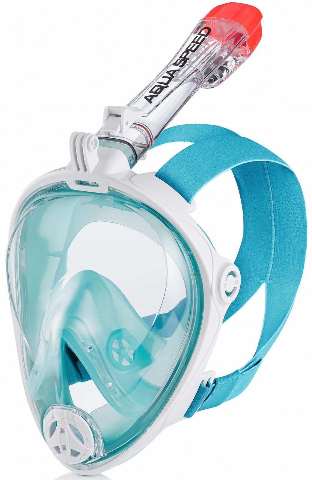 Маска для дайвінгу Aqua Speed Повнолицева Панорамна 180°, фото №1