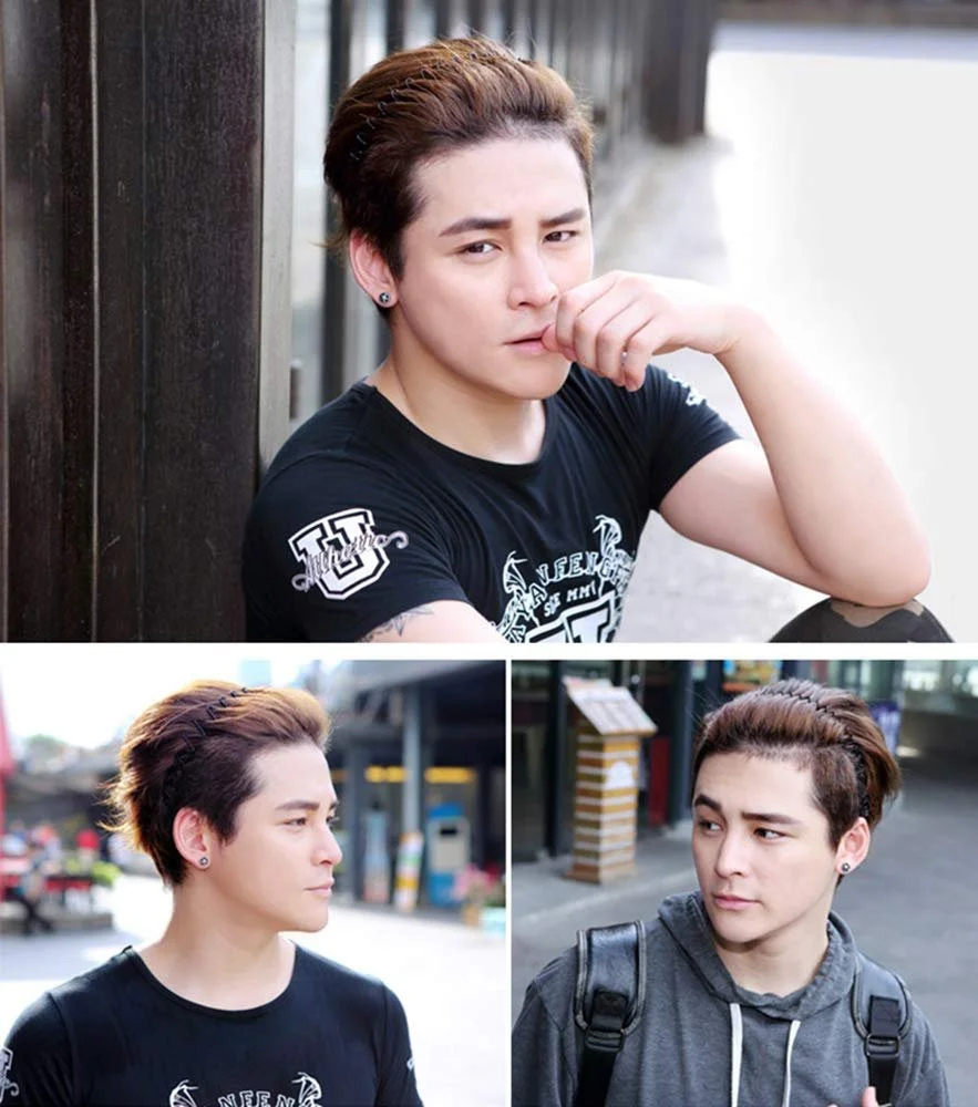 Чоловічий обруч для волосся, фото №6