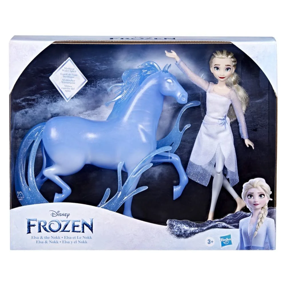 Кукла Disney Frozen 2 Эльза и фигурка Нокка, игрушка для детей от 3 лет, фото №3 Кукла Disney Frozen 2 Эльза и фигурка Нокка, игрушка для детей от 3 лет, фото №3
