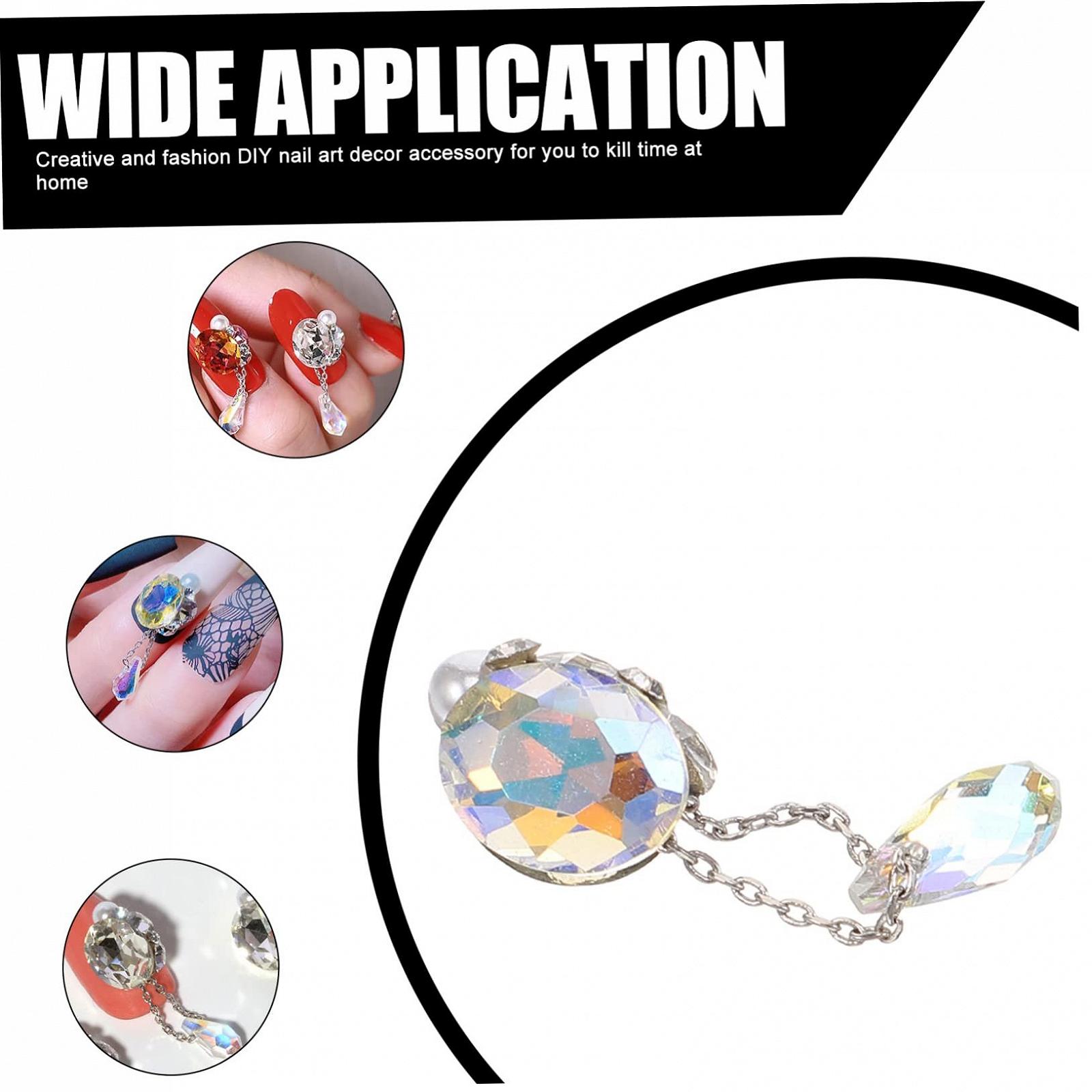 Прикрасы для ногтей 3D Подвески для ногтей Металлический маникюр для ногтей, фото №5