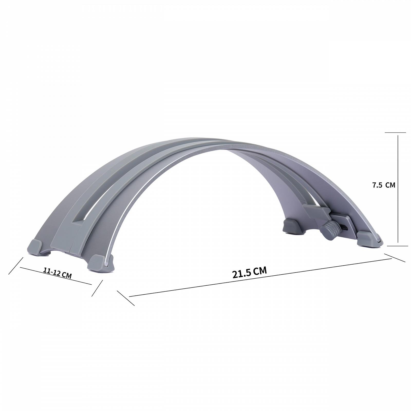 Підставка вертикальна регульована Алюміній 6061 Вентильований дизайн Сріблястий, фото №4