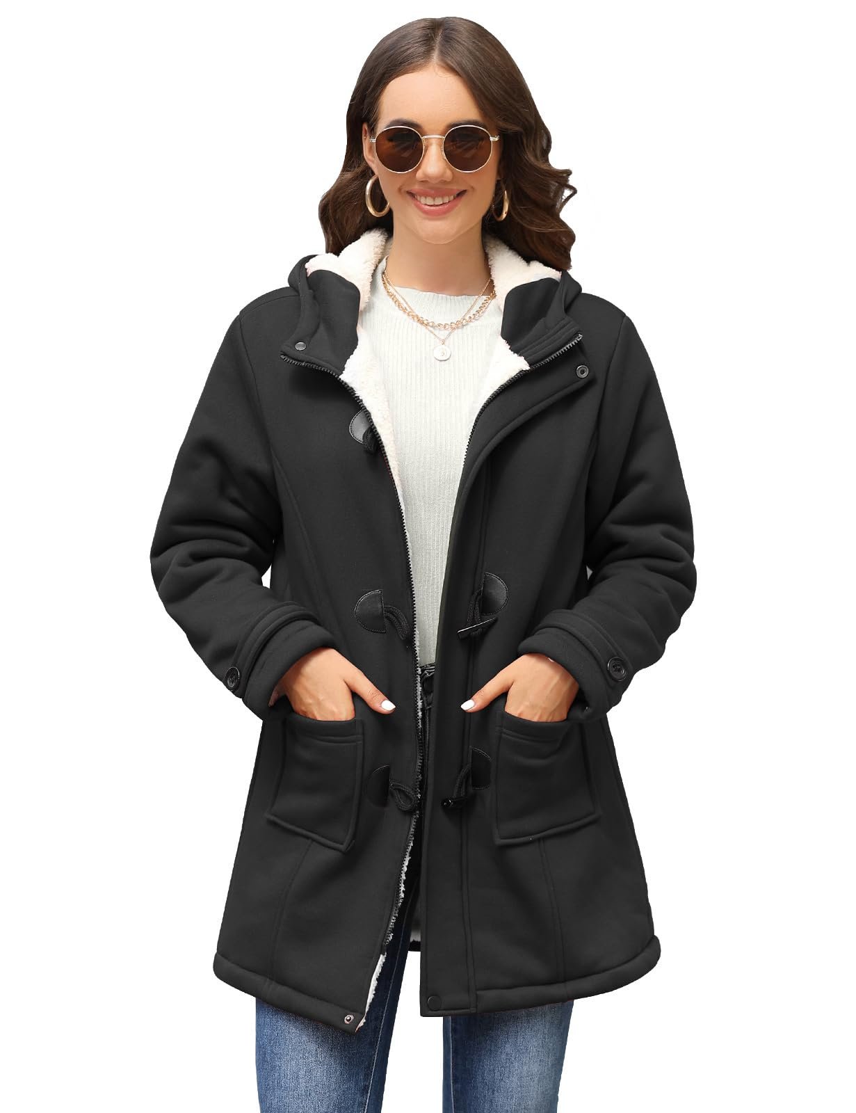 Зимове пальто Vancavoo Жіноча тепла, фото №8 Зимове пальто Vancavoo Жіноча тепла, фото №8