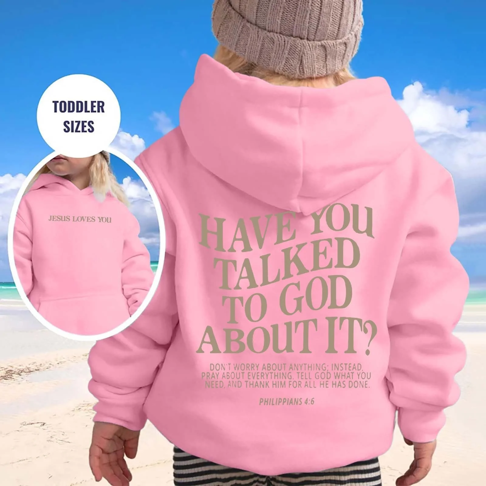 Пуловер для мальчиков - Толстовка и свитшоты для девочек для зимней повседневной одежды, пуловер с круглым вырезом и буквенным принтом, возраст от 2 до 13 лет для активного отдыха и, фото №3