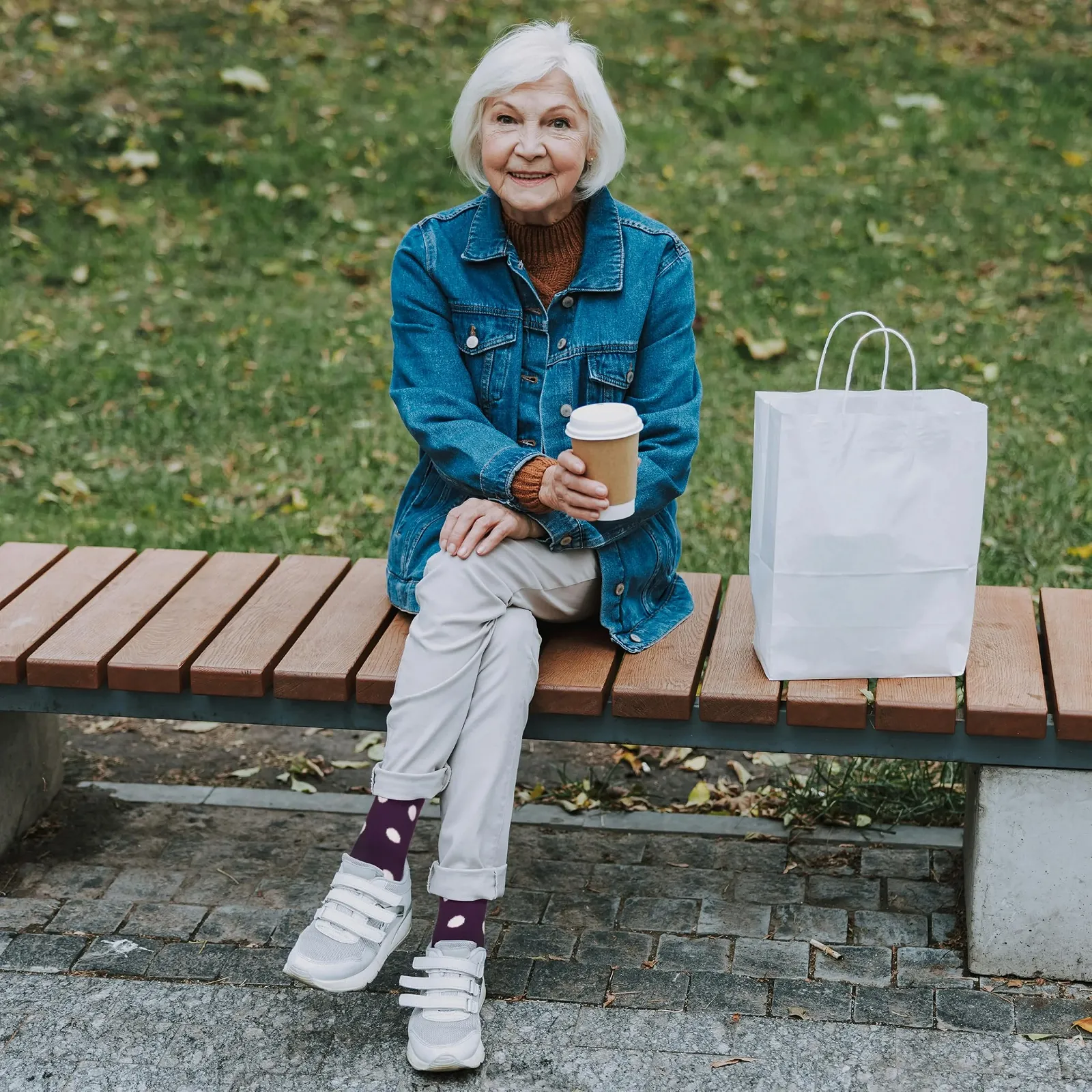 Носки Jeasona Праздничные для женщин Хлопок Сердце и Горошек, фото №6