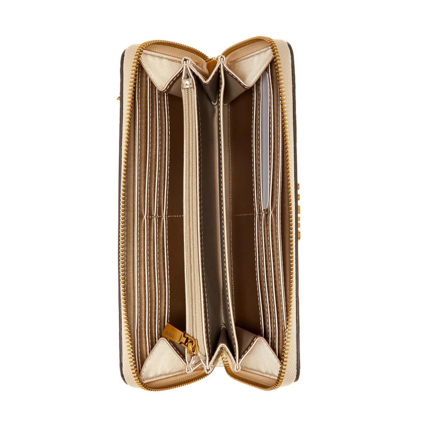 Гаманець Guess Sela Large Zip Around, великий, Bone One Size, фото №2