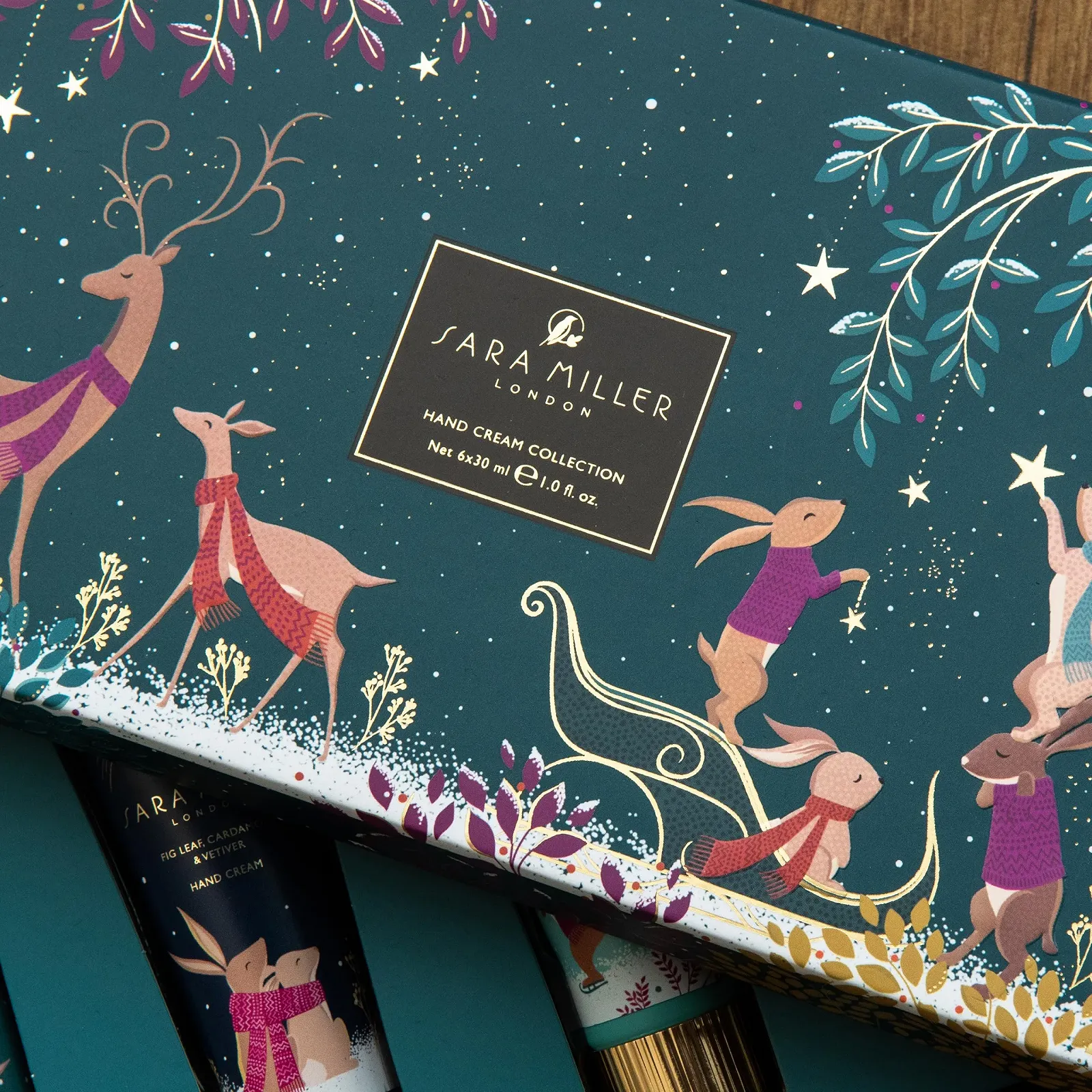 Крем для рук Sara Miller Woodland Tales Набір з 6 шт, 30 мл, дорожній розмір, веганський, фото №6