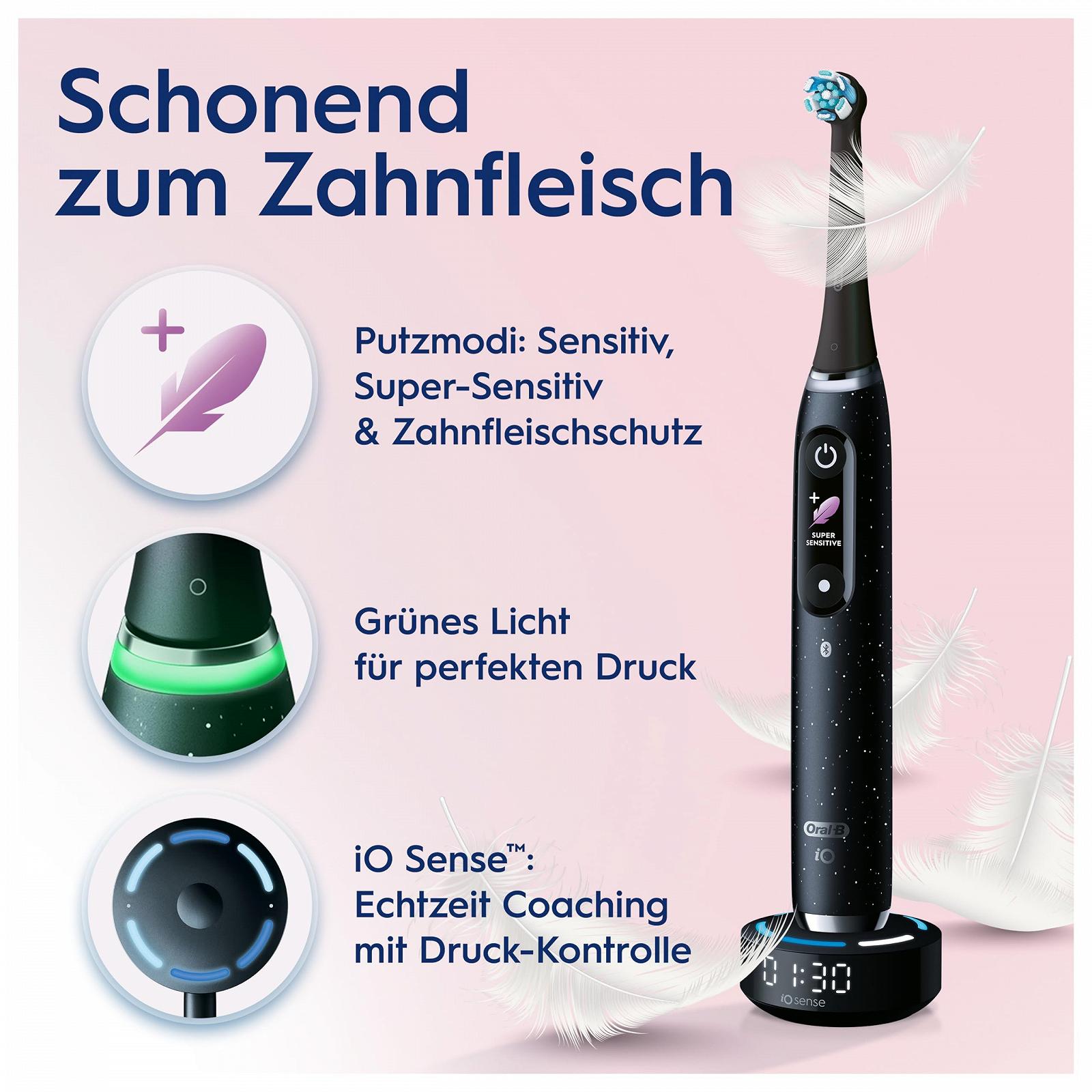 Электрическая Зубная Щетка Oral-B iO Series 10 Plus Edition Cosmic Black, фото №4