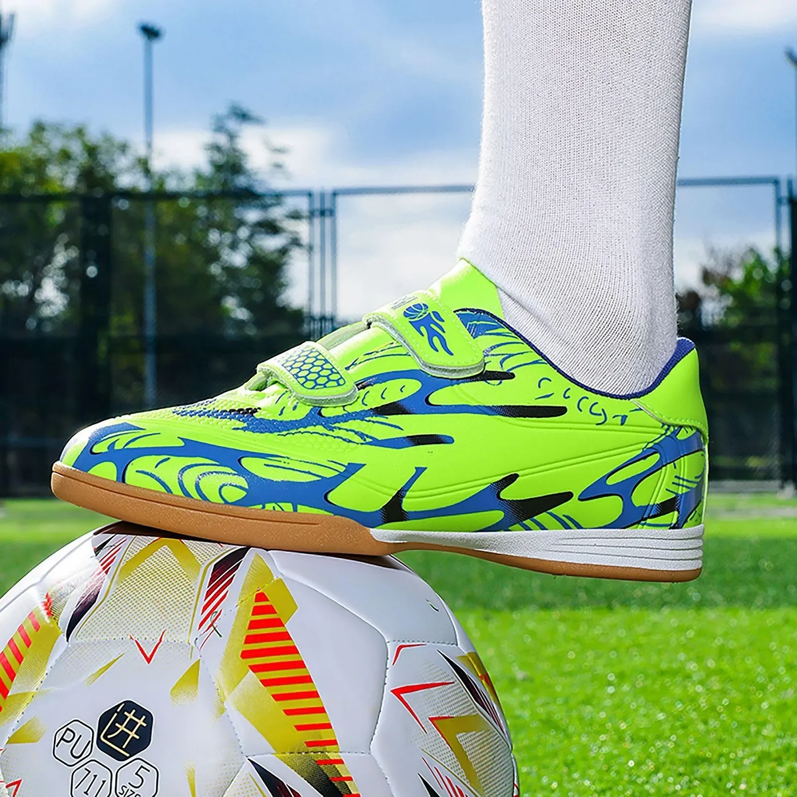 Футбольные бутсы детские для мальчиков FG/AG Уличные футбольные бутсы для девочек TF Футбольные профессиональные тренировочные дышащие, фото №3 Футбольные бутсы детские для мальчиков FG/AG Уличные футбольные бутсы для девочек TF Футбольные профессиональные тренировочные дышащие, фото №3