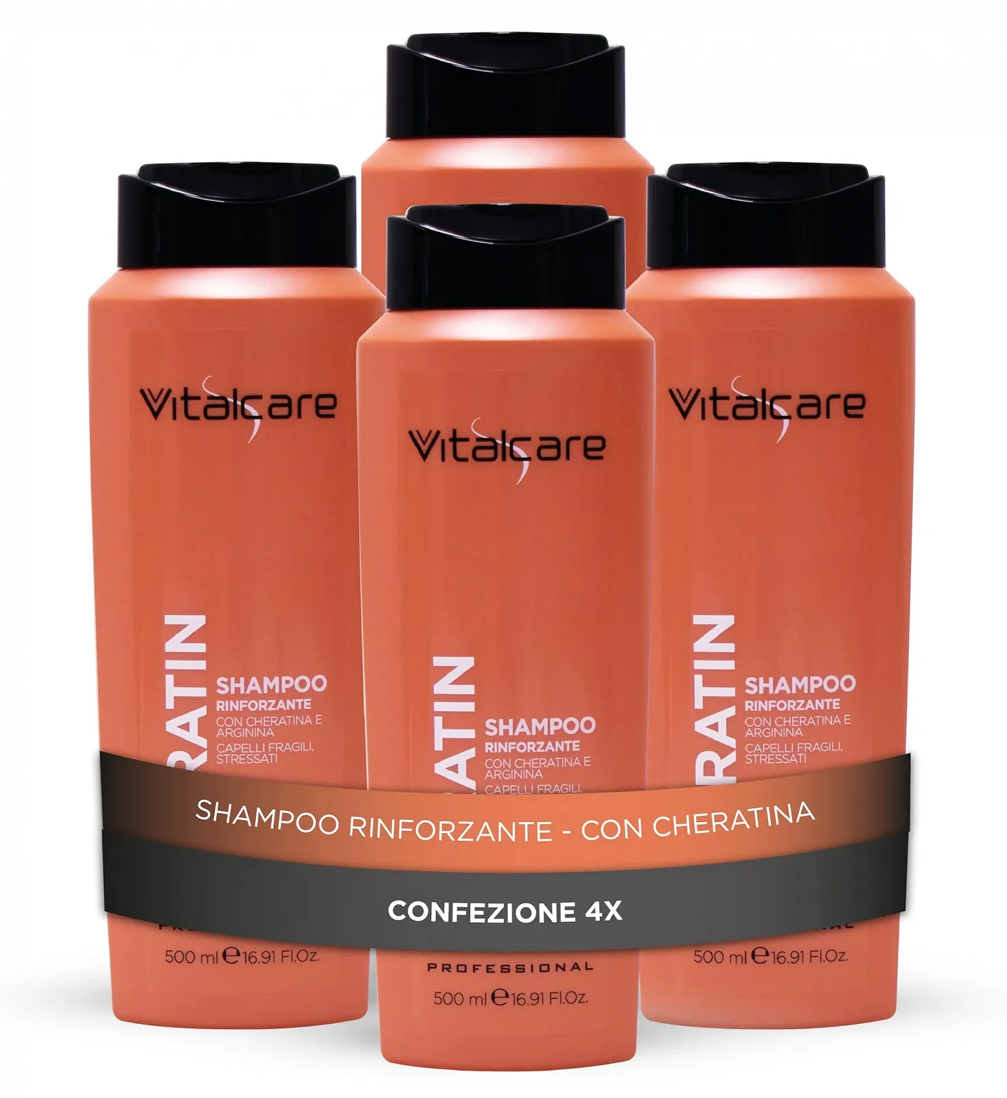 Шампунь Vitalcare Keratin / 4 x 500 мл, фото №1