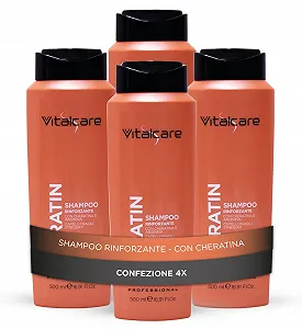 Шампунь Vitalcare Keratin / 4 x 500 мл - Фото 1