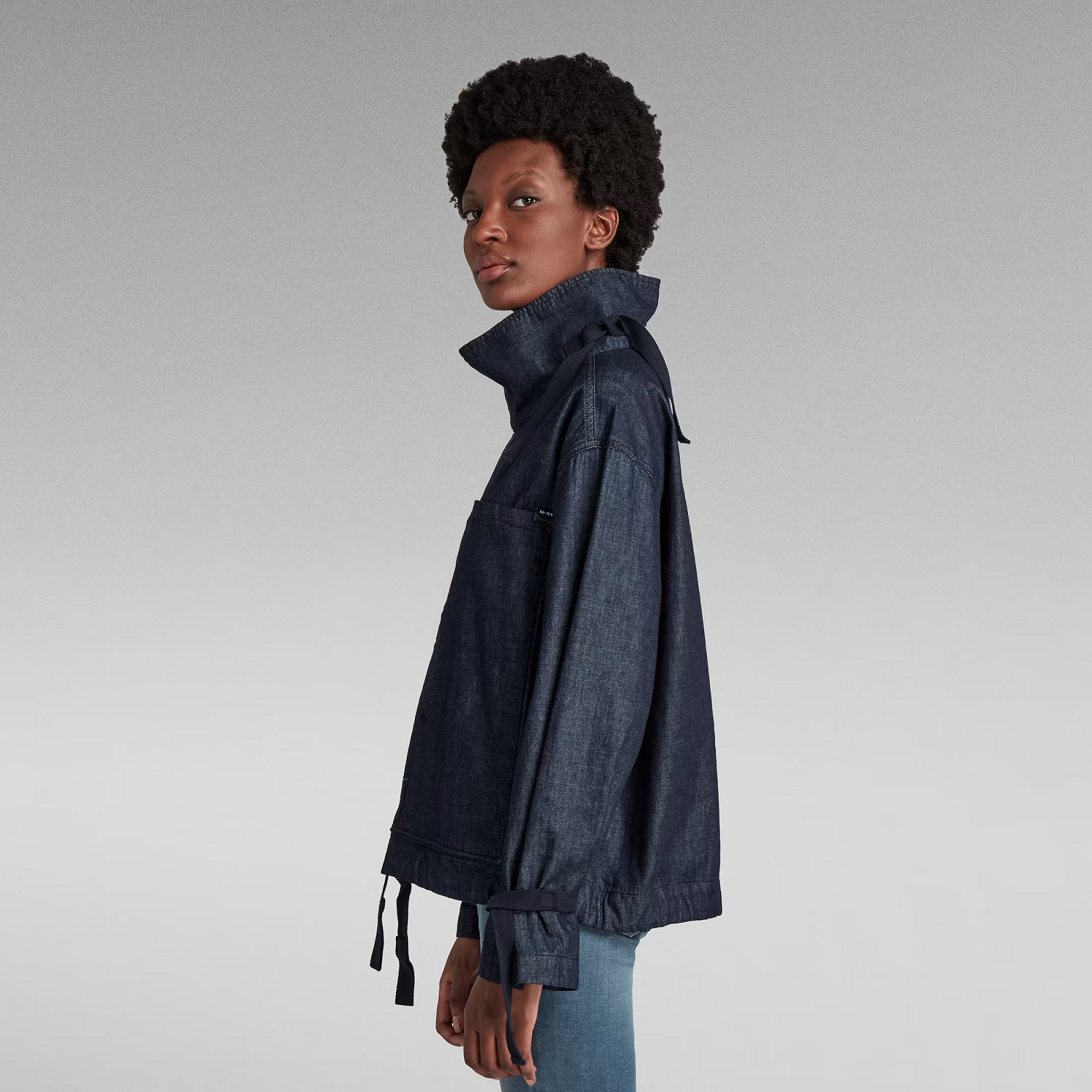 Жіноча сорочка G-Star RAW Mock Neck Shirt - M, фото №2