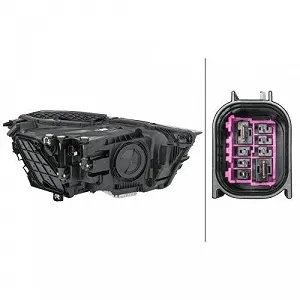 Фара головного света HELLA 1LX 354 870-031 для AUDI, левая synthetic.ua - Фото 1