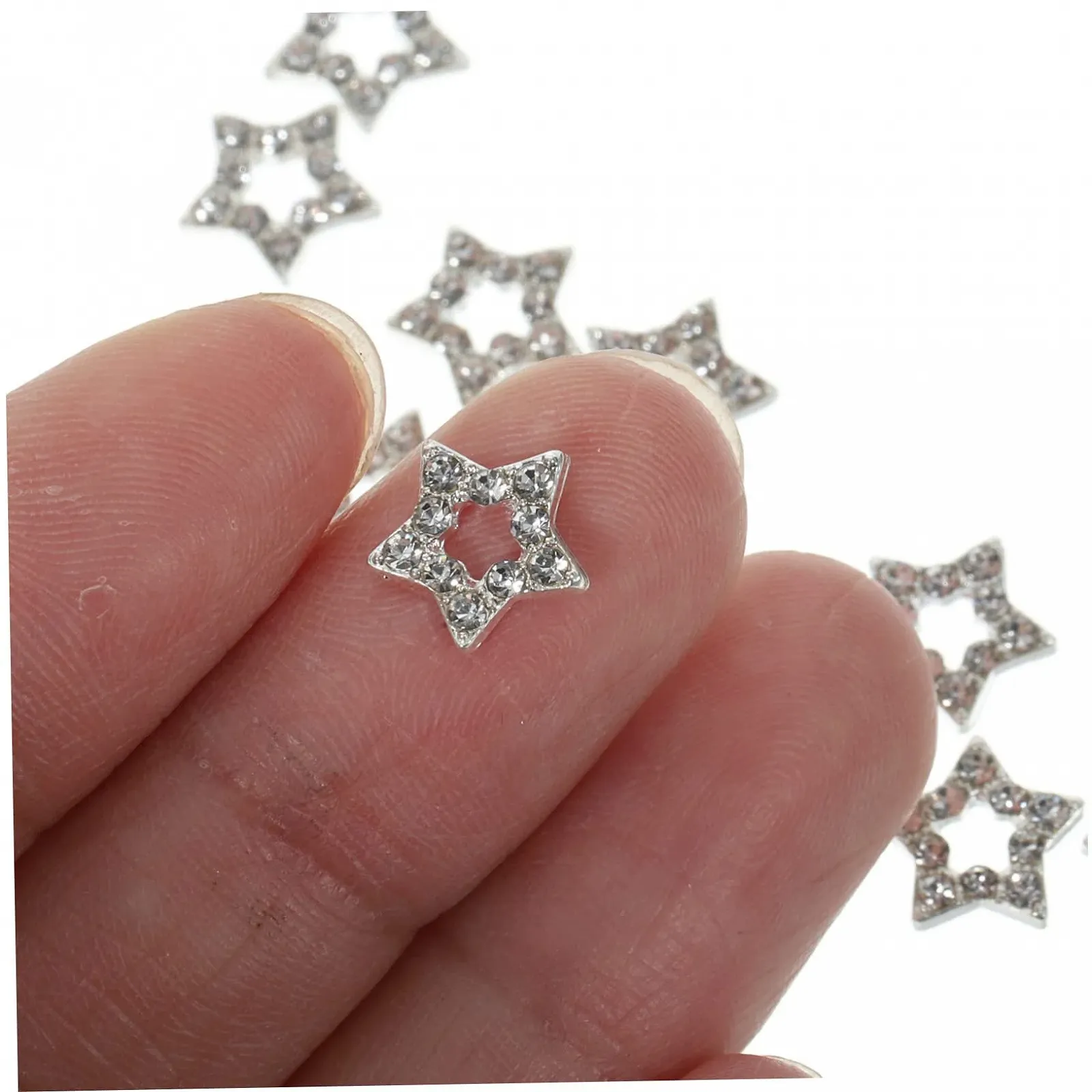 Украшение Металлическое для ногтей 12 шт. Charms Декоративное украшение со стразами для женщин, фото №5