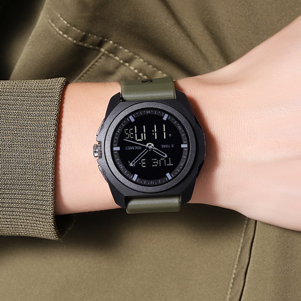 Годинник Skmei 2199AG Army Green, фото №4