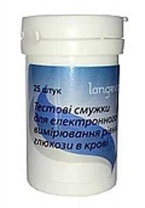Тест-полоски Лонгевита (Longevita), 25 шт. Тест-полоски Лонгевита (Longevita), 25 шт.
