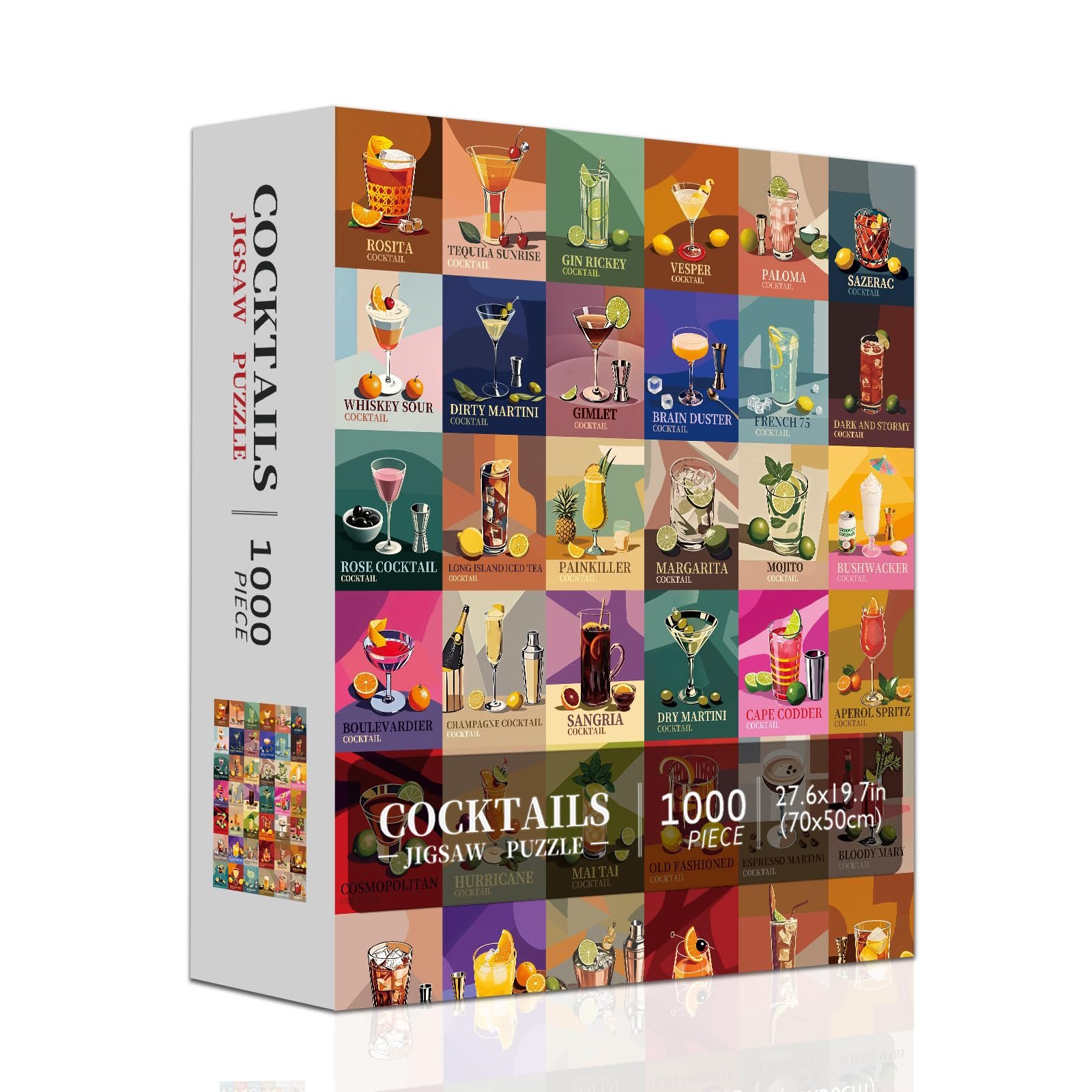 Пазл Unique Cocktails 1000 елементів 70 x 50 см, фото №1 Пазл Unique Cocktails 1000 елементів 70 x 50 см, фото №1