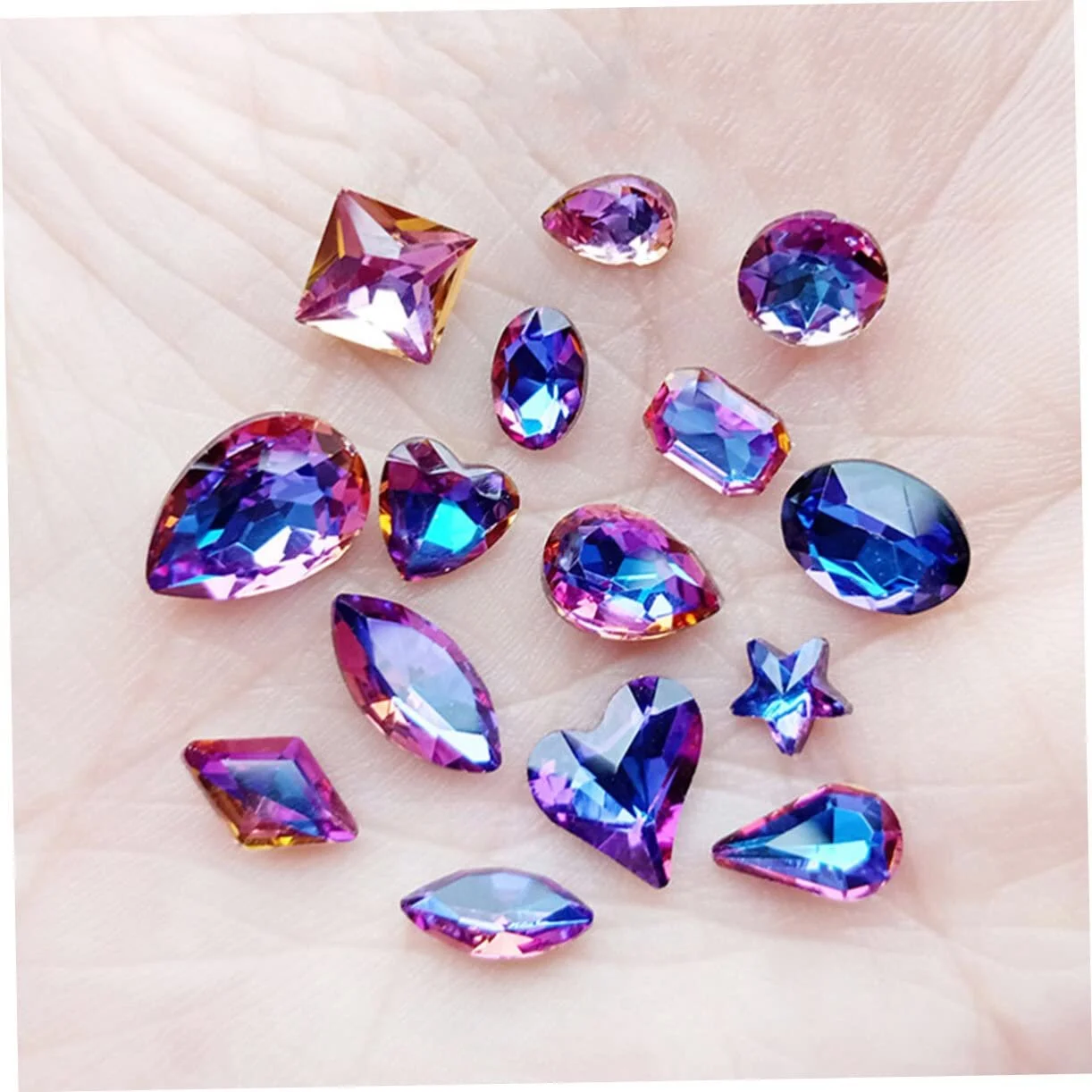 Наклейки для ногтей Toyvian 20 шт декоративные для ногтей украшения для ногтей маникюрные аксессуары подходят для DIY дизайна ногтей дома, фото №6