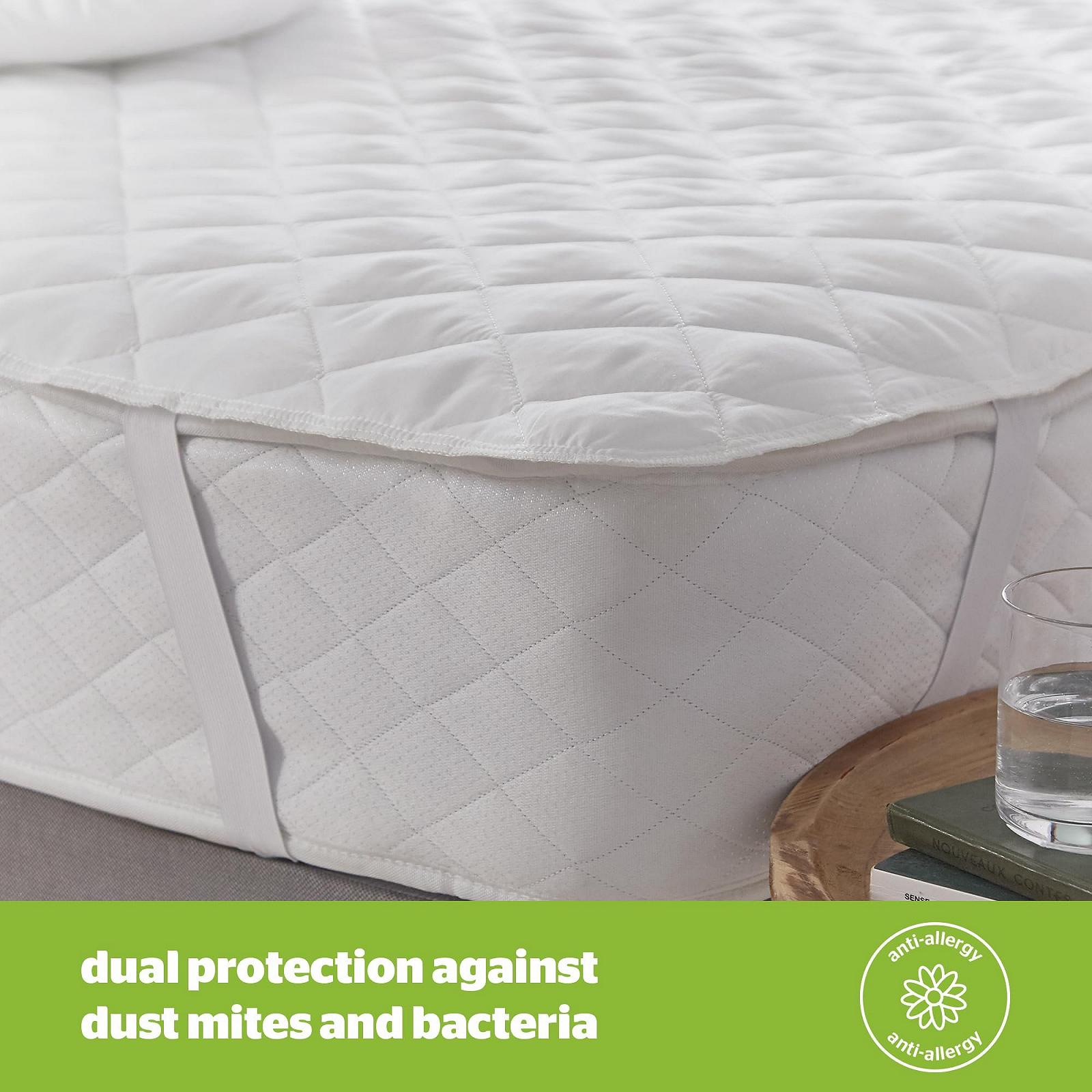 Наматрасник Silentnight Anti Allergy Plus, Белый, Двуспальный, фото №2