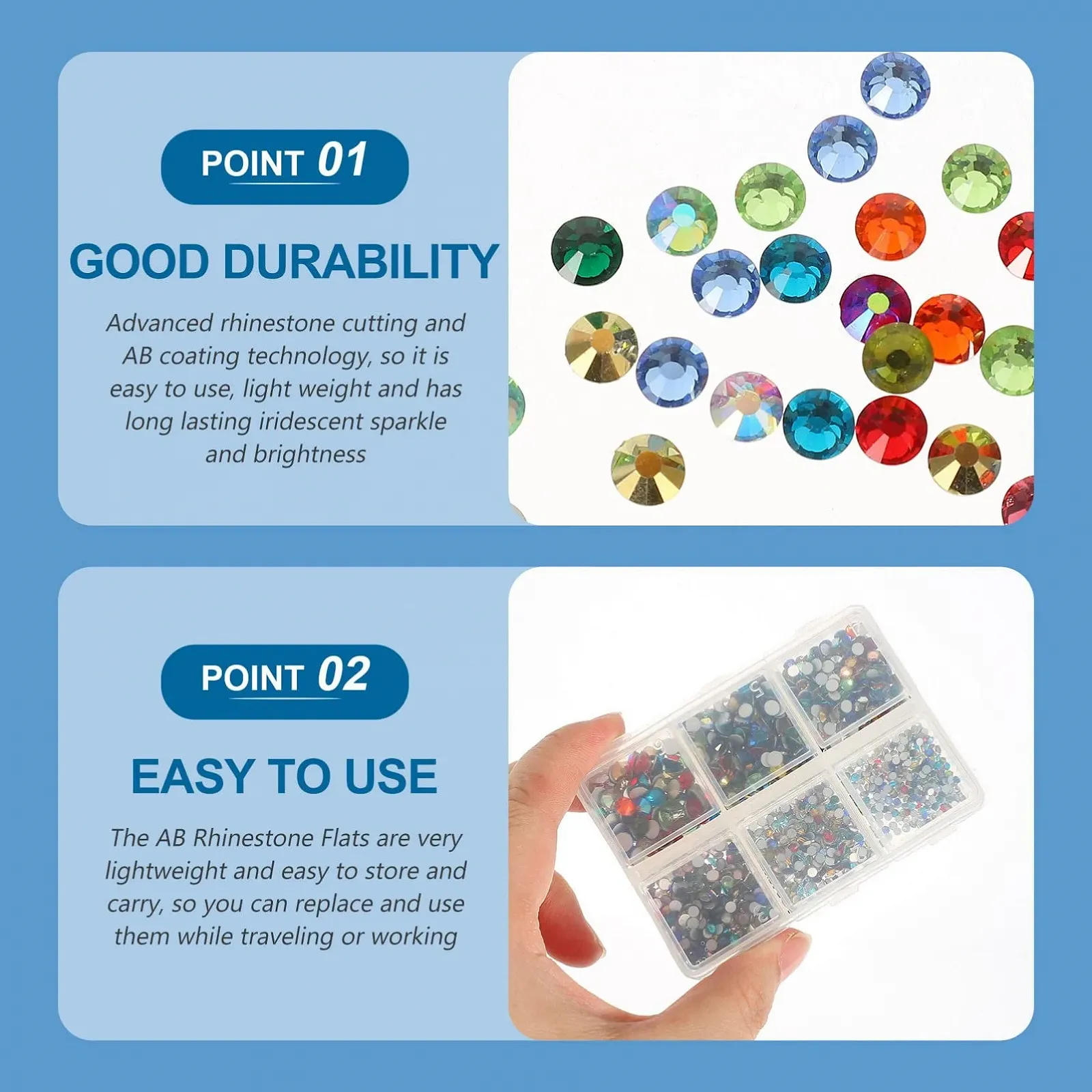 Набор Аксессуаров со Стразами Healeved, 4 шт., для Маникюра, Блестки, Подвески, Бриллианты для Ногтей, Искусственные Ногти, Хрустальные Стразы, Стеклянные, Разноцветные, фото №3 Набор Аксессуаров со Стразами Healeved, 4 шт., для Маникюра, Блестки, Подвески, Бриллианты для Ногтей, Искусственные Ногти, Хрустальные Стразы, Стеклянные, Разноцветные, фото №3