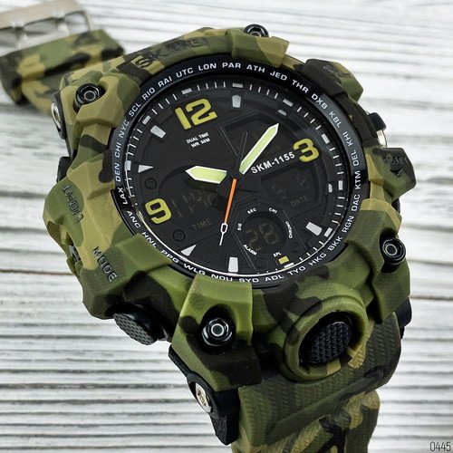 Годинник Skmei 1155B Military Green, фото №4