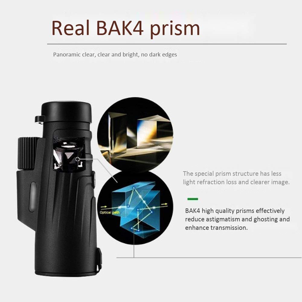 Телескоп Монокулярный HD Высокой Мощности с Азотной Заправкой Широкоугольный Водонепроницаемый с Большим Диаметром и Низким Поглощением Света Фотографируемый, фото №3