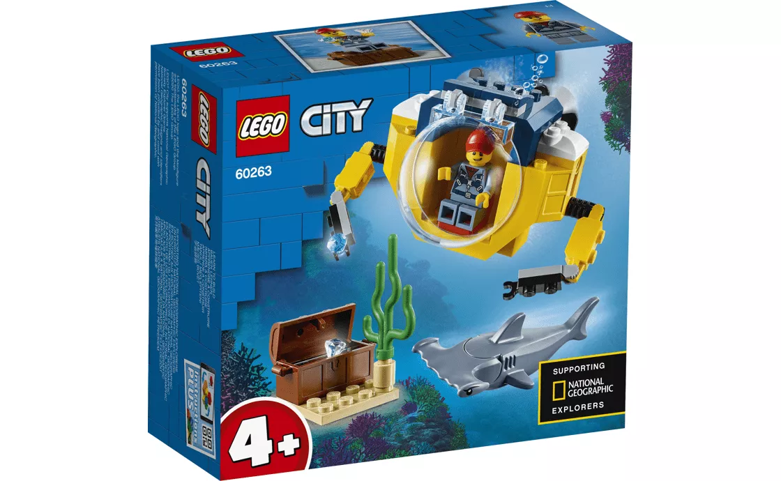 Конструктор LEGO Мини-субмарина 41 деталь 60263, фото №1