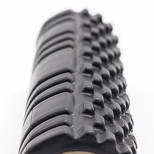 Ролик массажный для йоги фитнеса спины и ног OSPORT (30*9 см Черный - Фото 1